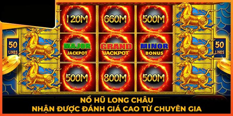 Giao diện cược khi tham gia Nổ Hũ Long Châu